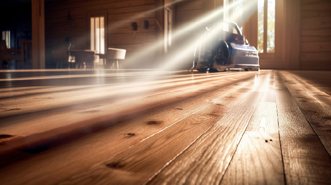 hardwood floor dustless sanding Highlands Ranch